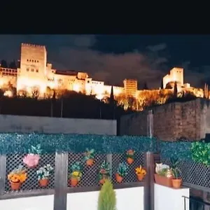  Pensión Patrimonio Arabe Vista A La Alhambra España